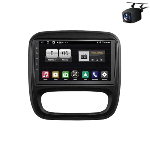Radio Coche 2 DIN para Renault Trafic 3 con pantalla táctil Incell
