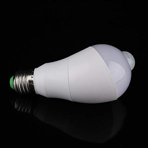 Sharainn Motion Sensor Light Bulbs, 350°Rotating Sensing Head E27 Motion Sensor Light 3000K - Image 4