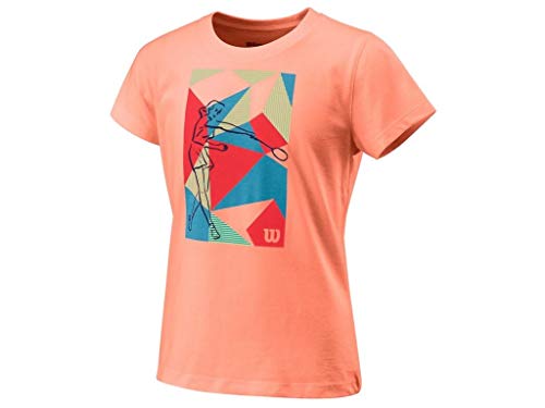 T-shirt Wilson G Prism Play idéal pour l'entraînement de tennis enfant