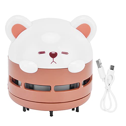 Fafeicy Cartoon Mini Keyboard Dust Cleaner Cute USB Charging Handheld Night Lamp Desktop Cleaner
