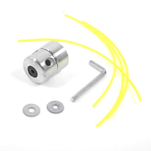 Rosnek Universal Aluminium Trimmer Head Grass Cutting Brush Cutter Lawn Mower Gas Petrol Strimmer Tool