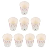 MAGICLULU Portable 32pcs Cartoon Paper Cups Party Supplies Set, 9oz Disposable Drinking Cups for Picnic,