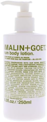 Amazon.com: MALIN+GOETZ Rum body lotion, 8.5oz., Rum, 8.5 Fl