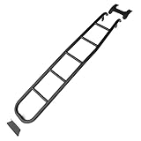 [ネクサスジャパン] リアラダー スチール製 ブラック塗装 バックドア はしご 梯子 N-VAN JJ1/JJ2用