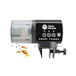 AquaMiracle Automatic Fish Feeder - Timer Dispenser for Aquarium, Adjustable Volume for Granules, Pallets, Strips - Vacation Feeder