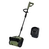 HAIGE(ハイガー) 電動除雪機 電動スノーショベル 家庭用 小型 バッテリー式 コードレス ブラシレスモーター ハンドル付き 軽量 連続使用最大40分 EPWORKS EP-SS-LD01 (他社バッテリー転換アダプター付き)