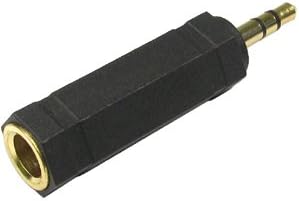 3.5mm Stereo Jack Male to 6.35mm Female Adaptor