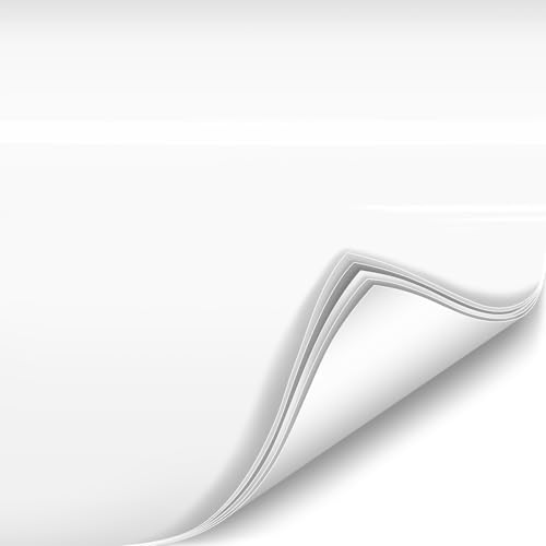Image of ColorFusion PPF by VViViD, Gloss Polar White Dry Apply PPF Vinyl Car Wrap Roll 6ft x 5ft