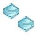 100 4mm Adabele Austrian Bicone Crystal Beads Aqua Alternative For Swarovski Preciosa Crystalized #5301/5328