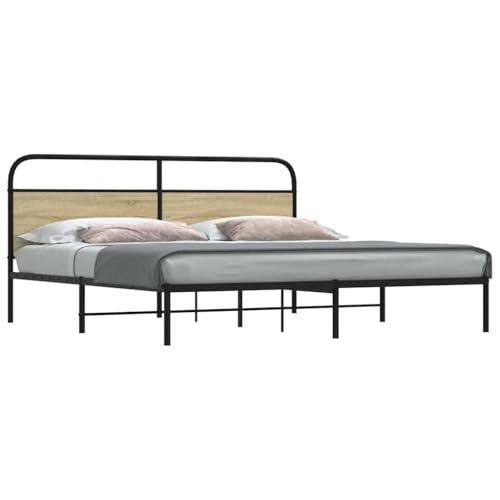 -Somieres de Metal sin Colchón 180x200 cm Super King-