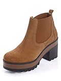 alba moda stiefel cognac Beidseitiger Stretcheinsatz für den perfekten Ein- und Ausstieg
