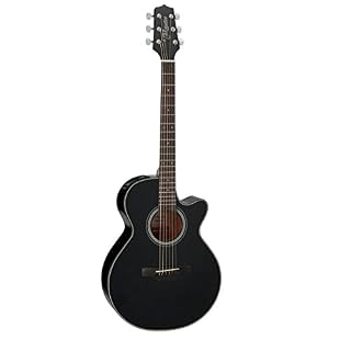 Takamine GF15CEBLK Guitare folk électro-acoustique - Les Beatles, Paul McCartney, John Lennon, RIngo Starr, George Harrison