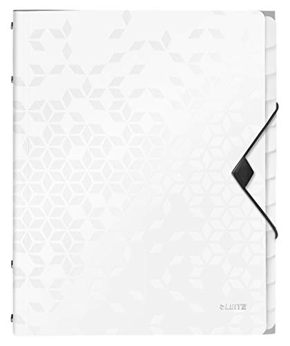 Trieur A4 robuste Leitz WOW blanc, l'excellence du rangement