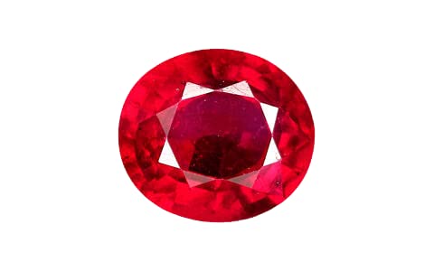 DeepMines Mozambique Ruby Ratan Manikya Stone 4 Carat Original Certified By Lab Unheated Untreated Natural Ruby Stone Ring Pendant Making 4.5 Ratti July Birthstone लाल माणिक राशि रत्न