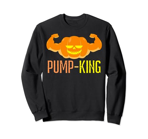 Halloween Gains Pumpkin Fit Übung Fitness Pumpe King Gym Sweatshirt
