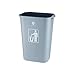 ZANZAN pattumiere Grande Spazzatura Cestino Spazzatura All'aperto della Cucina per La Casa Grande capacità O Riciclaggio del Riciclaggio Portarifiuti (Color : Grigio, Dimensione : 45L/11.8 gallons)