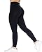 AUROLA Dream Collection Workout Leggings for Women High Waist Seamless Scrunch Athletic Running Gym Fitness Active Pants Dark Black S