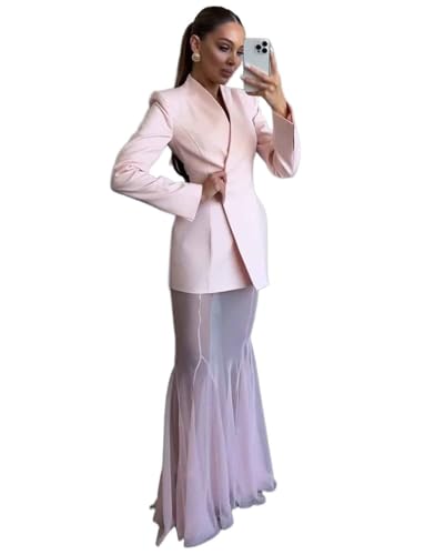 Blazer costume femme manteau décontracté smoking simple boutonnage