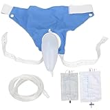 Collecteur d'urine pour hommes, collecteur d'urine masculin portable avec taille élastique, cathéter externe respirant et étanche pour hommes avec tube 47 pour incontinence urinaire, patients alit..