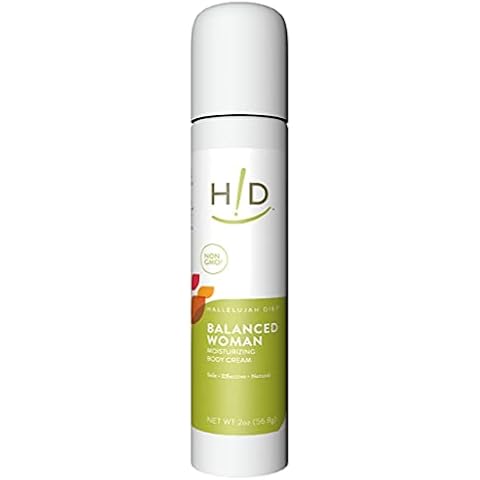 Hallelujah Diet – Balanced Woman Moisturizing Body Cream, Natural Progesterone Cream For Women, Alleviate the Symptoms of Hormonal Imbalance, 2 Ounce Cover