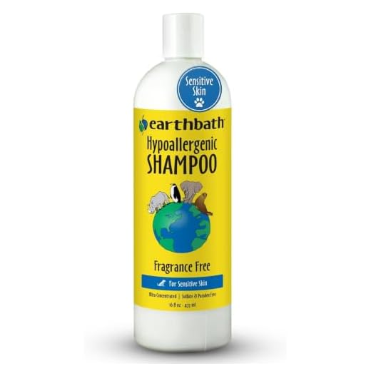 Earthbath Hypoallergenic Dog Shampoo – Pet Shampoo for Sensitive Skin & Allergies, Made in USA – Fragrance Free, 16 oz (Pack of 1)