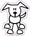 Build a Stick Family - Dog Decal 2.5 in the United States