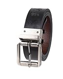 Levi's Boys' Big Kids Belt - School Casual for Jeans with Reversible Strap, Black/Brown, Small