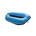 BANGSUN Chaise longue gonflable amphibie en tissu bleu