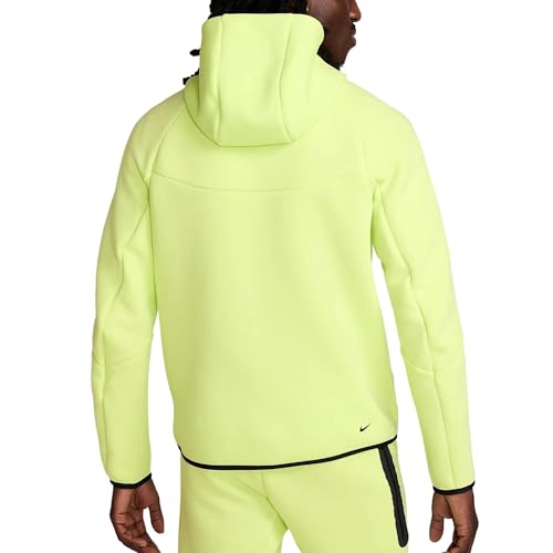 Nike Tech Men's Full-Zip Windrunner Hoodie (HV0949-736, Light Lemon Twist/Black)2