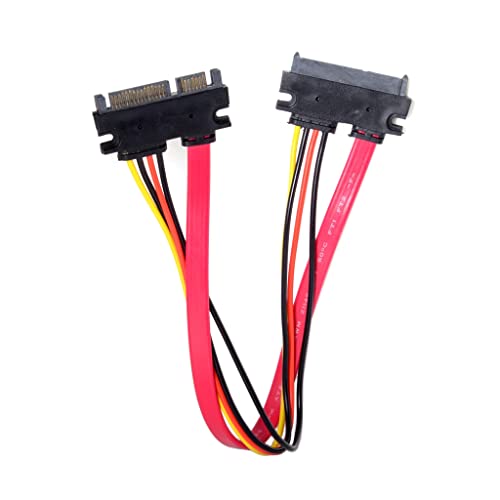 Cable Extensión SATA 7+15 Pin Macho a Hembra para Disco SSD miniatura 3