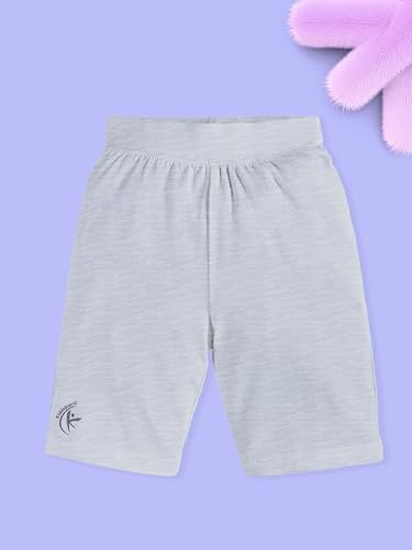 Image of KiddoPanti Girls Knee Length Cycling Shorts Pack of 2
