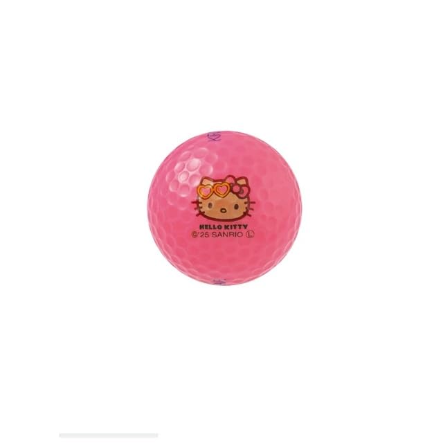 Kasco KIRA Star x Hello Kitty Golf Balls Pink Sanrio 3 Pack Japan Limited