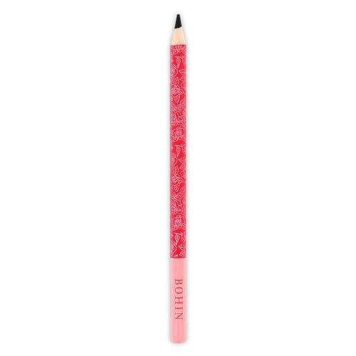 Lápiz de tiza Bohin France rosa y negro de talla única para marcar patrones
