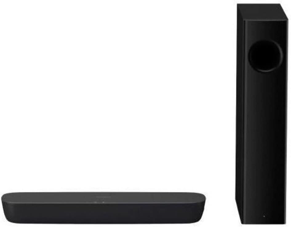 Panasonic Barre de Son SC-HTB250EGK I 120W Caisson de Basses sans Fil Bluetooth 2.1 ch Dolby Digital/DTS Connexion Optique et HDMI Port USB Compacte Noir - Version Française