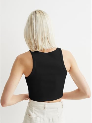 Image of KERI PERRY Tops for Women Crop Top for Women's Tank Activewear Tee Sports Western Casual Cotton Camisole Pack of 3 Combo