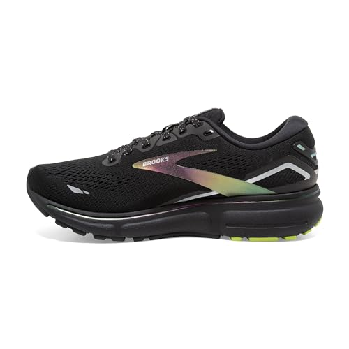 Brooks Brooks Women's Ghost 15 Neutral Running Shoe - Black/Lime - 5 Medium