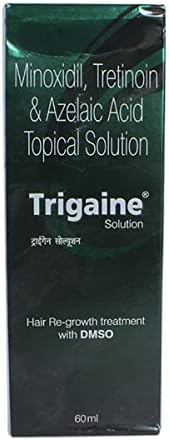 Trigaine - Bottle of 60 ml Solution with Minoxidil, Tretinoin and Azelaic Acid