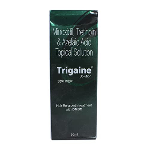 Trigaine - Bottle of 60 ml Solution with Minoxidil, Tretinoin and Azelaic Acid