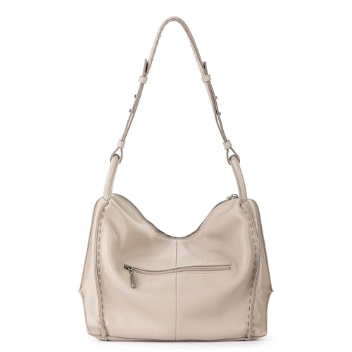Image of The Sak Los Feliz Hobo Purse - Premium Large Leather Women's Handbag for Everyday & Travel - Durable Purse With Zipper Pocket