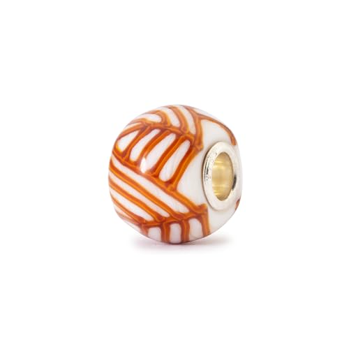 Abalorio de cristal hecho a mano para lucir en pulseras con estilo gráfico tranquilo diario