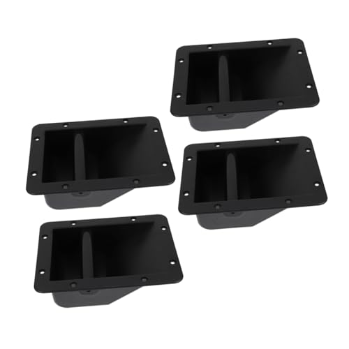 TEHAUX 4Pcs Durable Plastic Speaker Handle Replacement Sturdy Sound Handle for Easy Installation for Amplifier and Speaker Applications