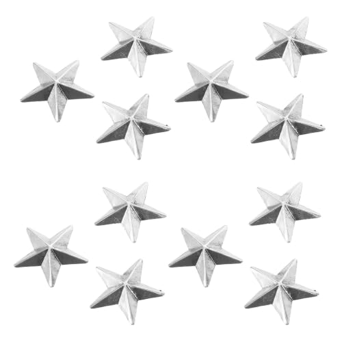 Amosfun 18pcs Snowboard Grip Stomp Pad Pentagram Studs for Winter Riders