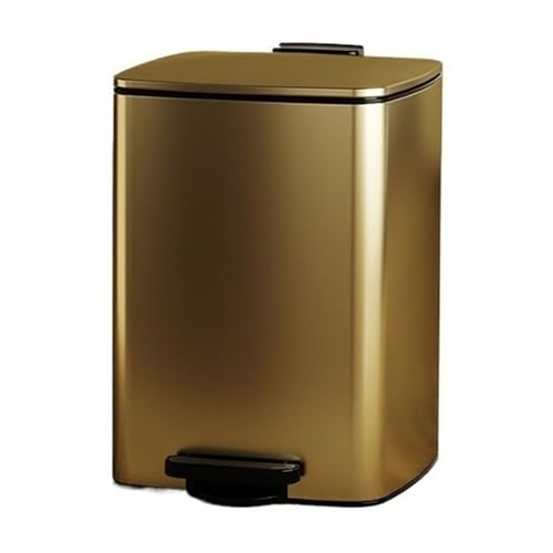 Caneca de basura cuadrada sin contacto acero inoxidable 20L miniatura 1