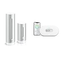 Netatmo NWS01-P Personal Weather Station and AirThings 2960 View Plus - Radon & Air Quality Monitor Bundle