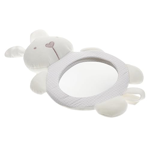 Totority Car Mirror Cartoon Bunny Design for Safe Rear Facing Observation Car Seat Rear View Mirror for Monitoring Easy Installation