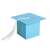  TRIXES - Cajas de graduación en Miniatura para Regalos y Dulces (50 Unidades, con Borla)