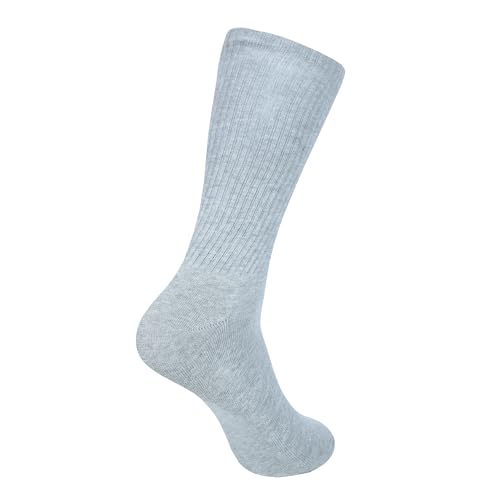 Image of 4 Pack Cotton Crew Socks for Womens Lightweight Casual Wear Business Socks, 6 to 9(WS1002-4GRE-4PK-6TO9)