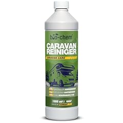 bio-chem Caravan- und Wohnmobil-Reiniger - Extra Starkes Konzentrat - 1000 ml - Reiniger für Wohnmobile, Wohnwagen, Vorzelte, Regenstreifenentferner - Made in DE