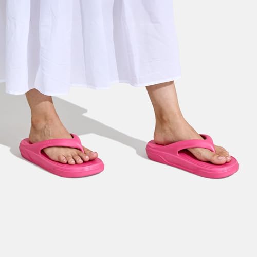 Image of Neeman's Cushers Flip Flops for Women | Powered by CushyVerse Technology for Ultimate Cushioning, Bounce & All-Day Comfort