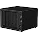 Synology DiskStation DS1520+ NAS Server with Celeron 2.0GHz CPU, 8GB Memory, 90TB HDD Storage, 1TB M.2 NVMe SSD, 4 x 1GbE LAN Ports, DSM Operating System